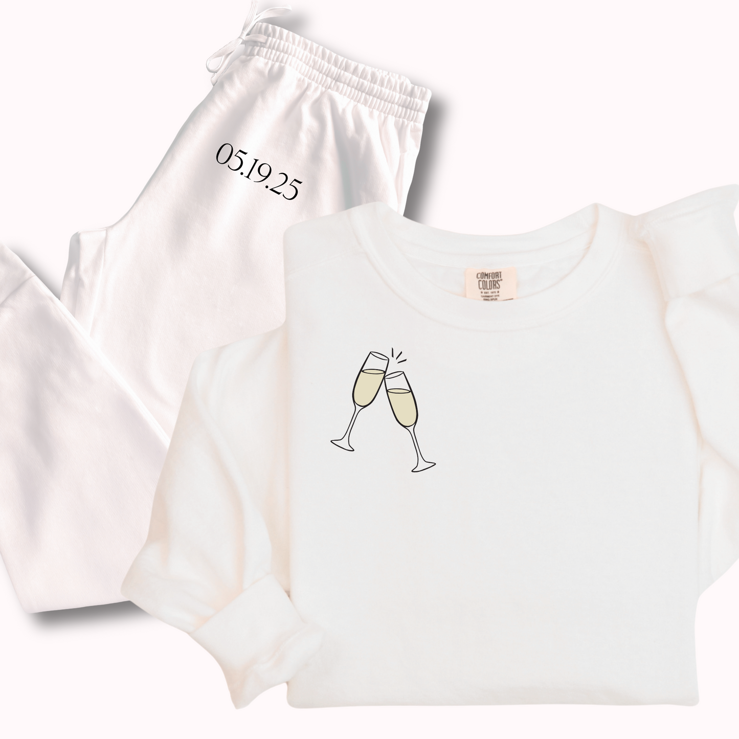 PJs & Prosecco Sweat Set