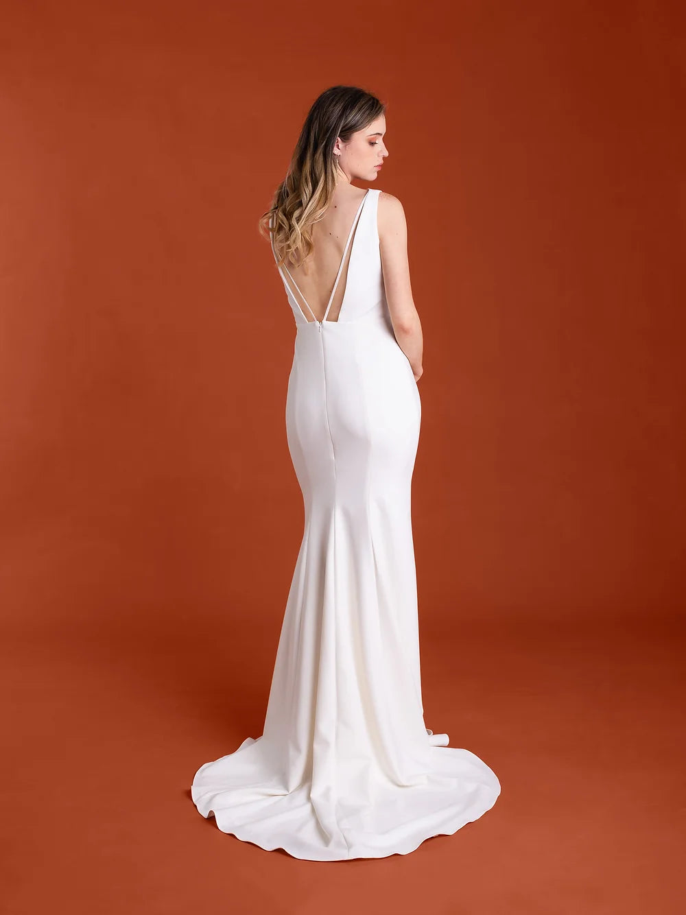 Full body back view of Zoe by Sally Eagle