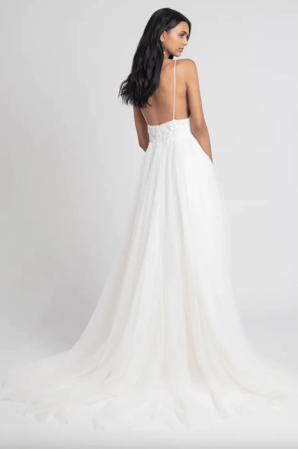 Full body back view of Shiloh by Jenny Yoo