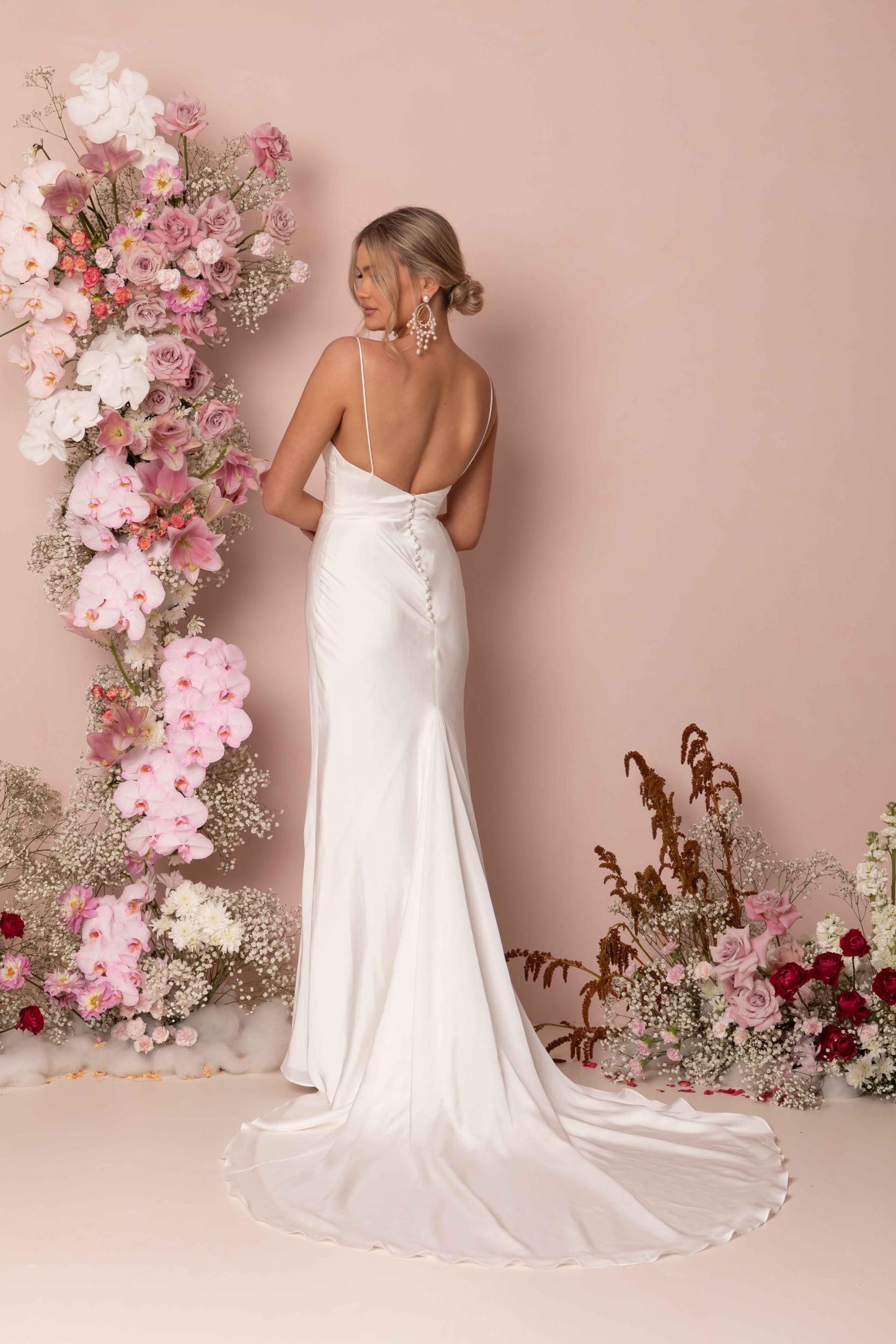 Full body back view of Kole by Madi Lane