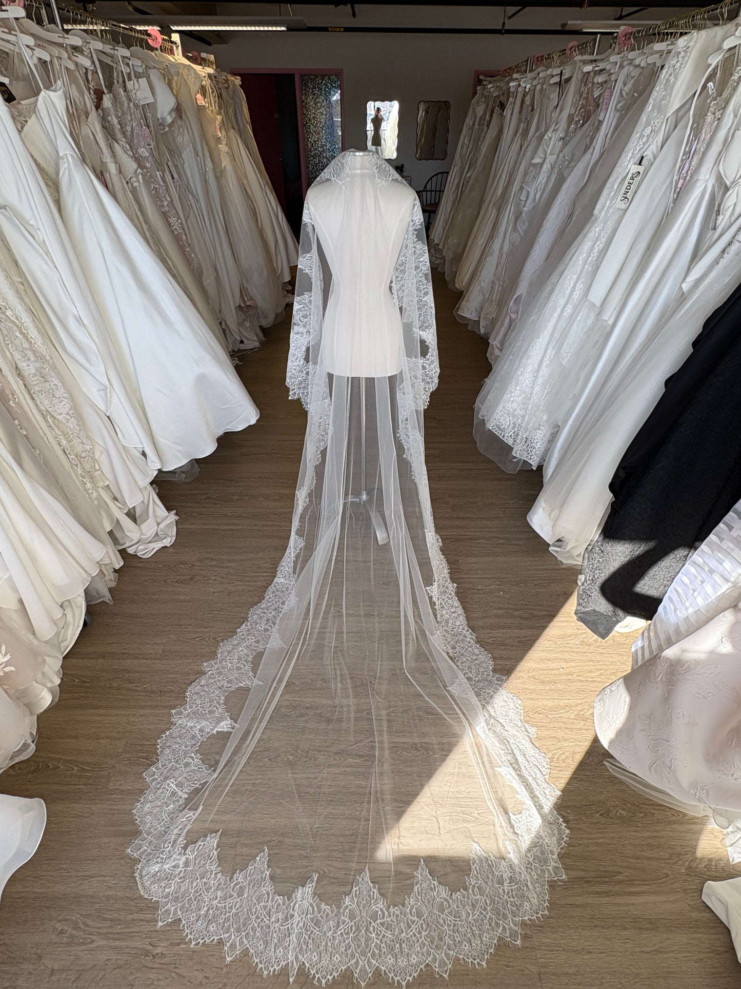 The "Jess" - Cathedral Lace Bridal Veil