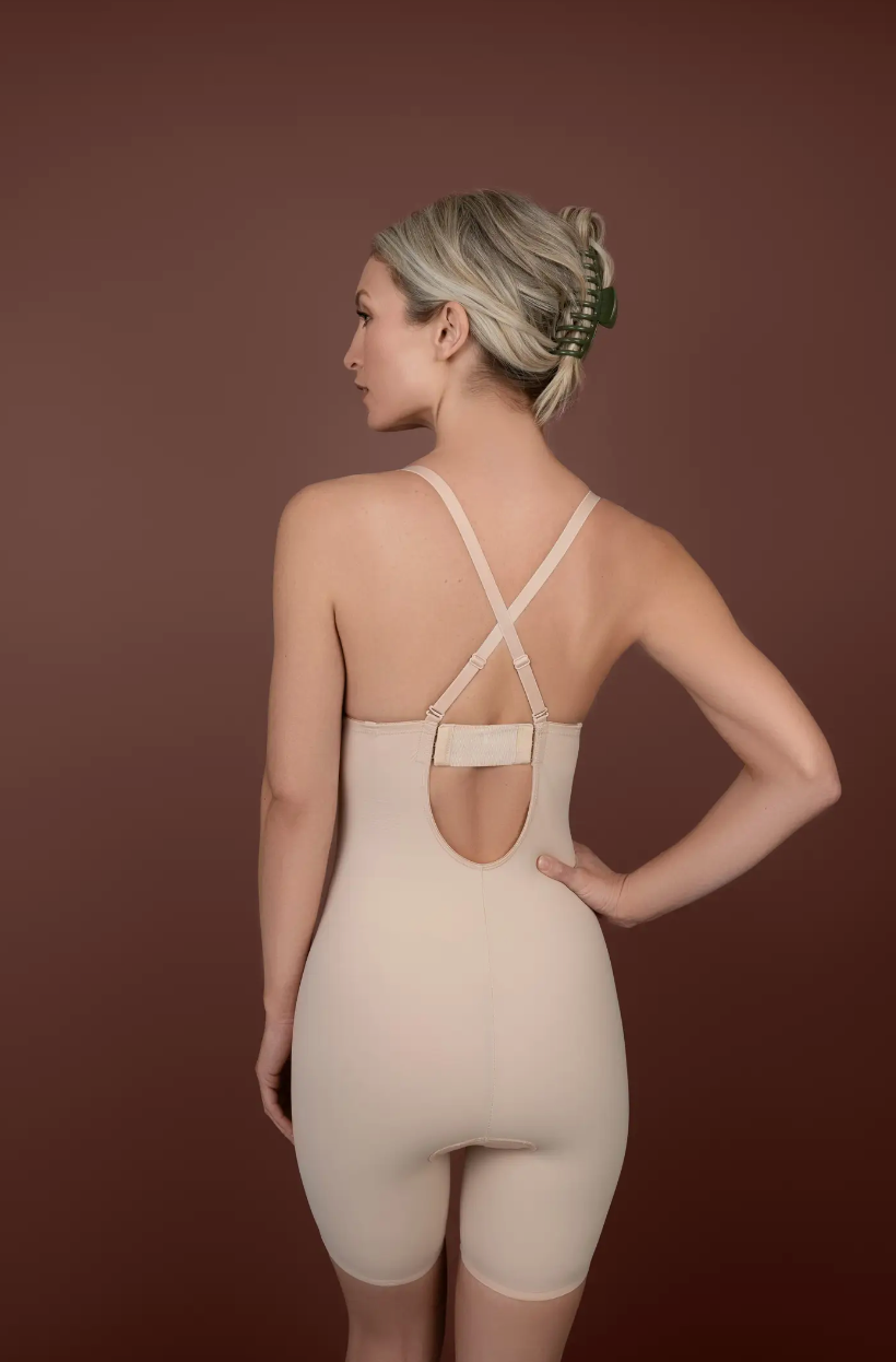 Full Body Deep V Low Back Wedding Day Shapewear
