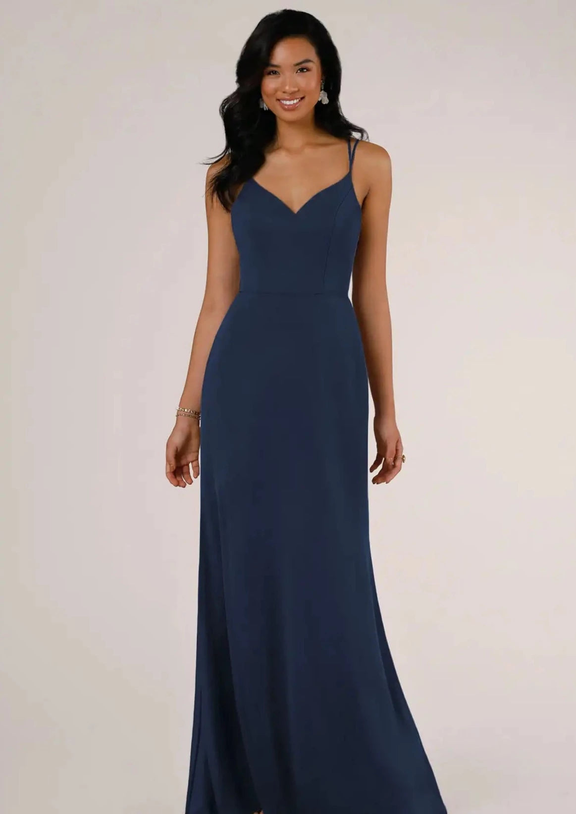 Navy A-line Bridesmaid Dress | 9480 by Sorella Vita Navy A-line Bridesmaid Dress | 9480 by Sorella Vita