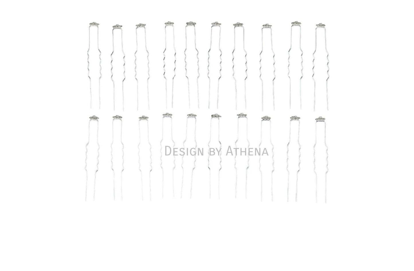 Bridal Flower Hair Pin Pack