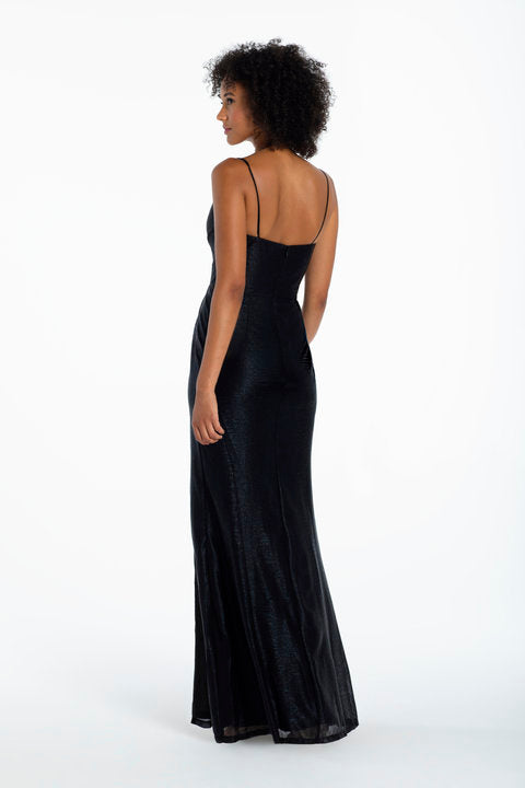 Full body back view of Hayley Paige Occasions - 52115 (Black
