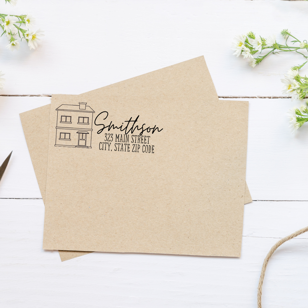 Personalized Home Self-Inking Return Stamp - NKIN