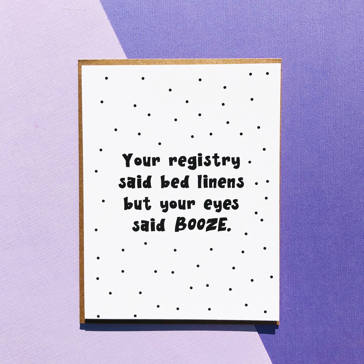 Wedding Registry Card