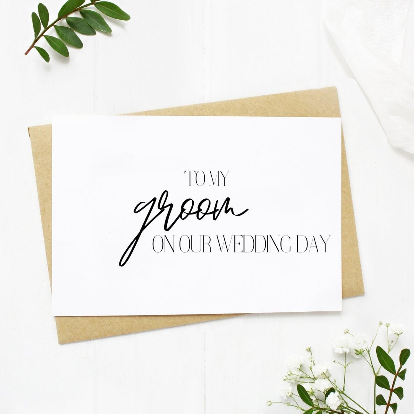 To my Groom Wedding Day Gift Set - NKIN