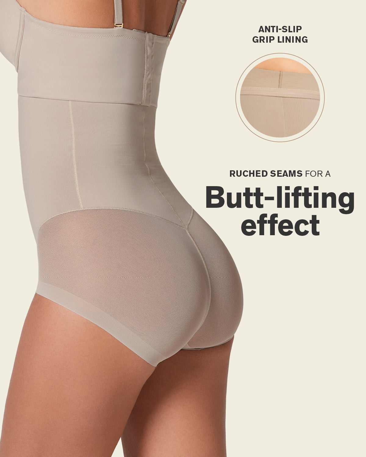 Extra High-Waisted Sheer Bottom Sculpting Shaper Panty