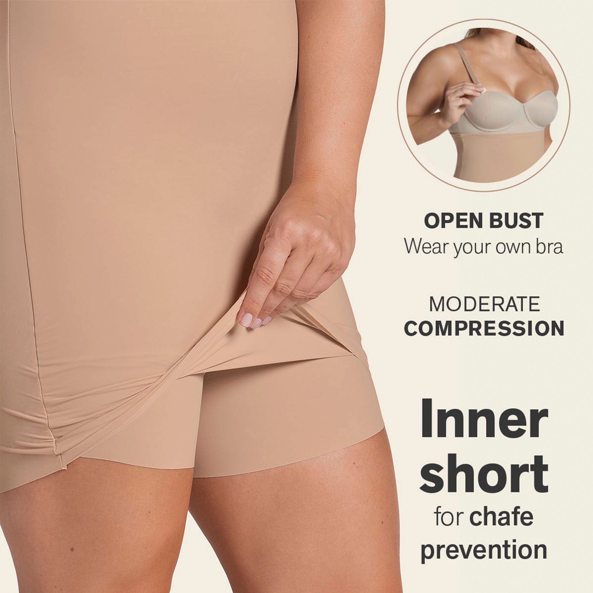 Undetectable Sculpting Skort Slip