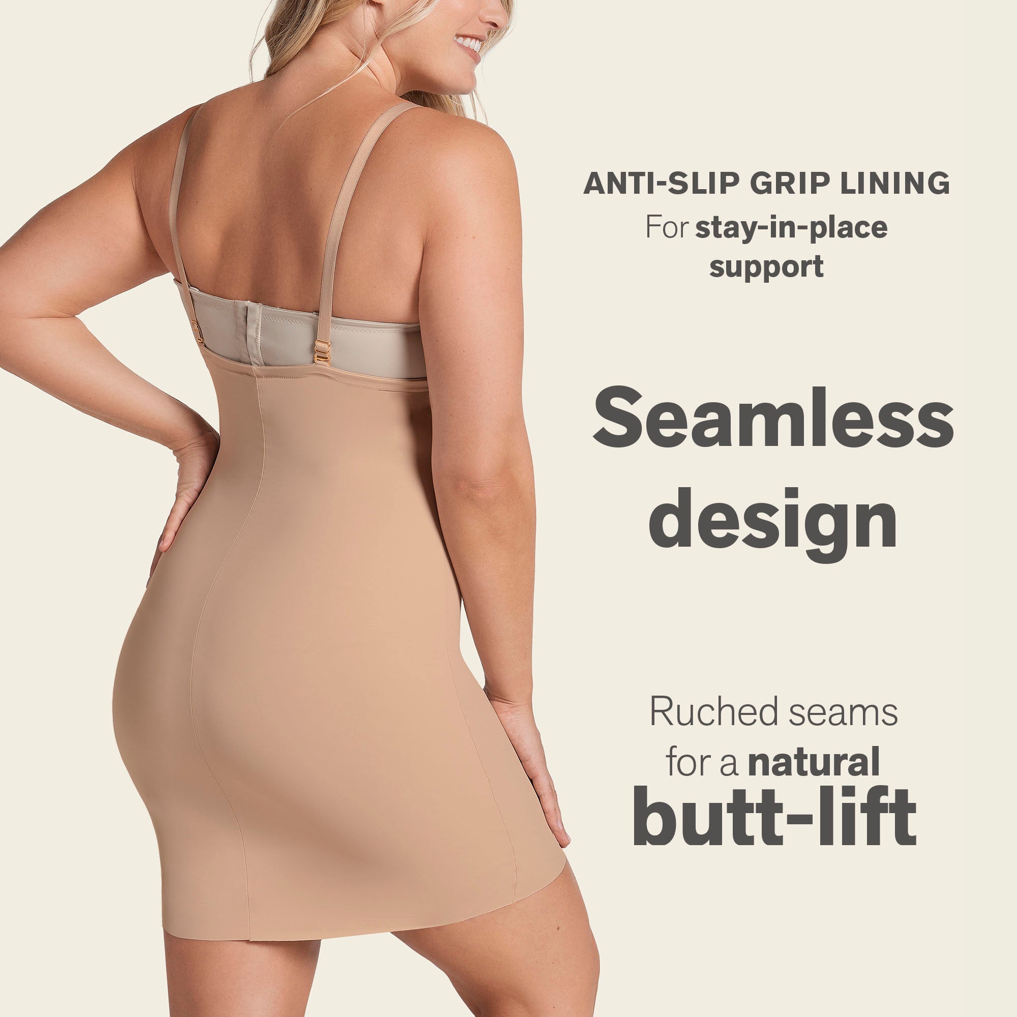 Undetectable Sculpting Skort Slip