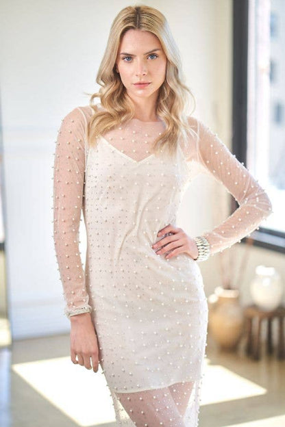 The "Dali" - Mesh Rhinestone Dress