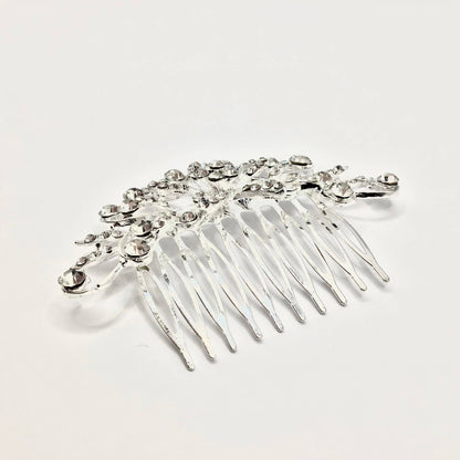 The "IvySilver Crystal Wedding Hair Comb