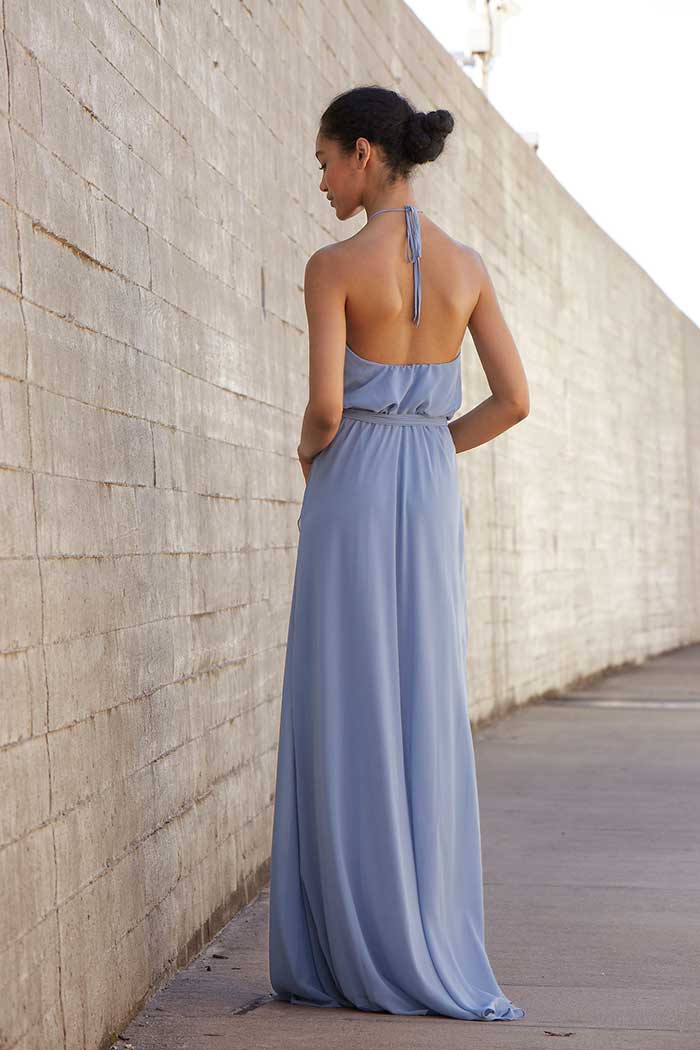 Full body back view of N369 by Nouvelle Amsale