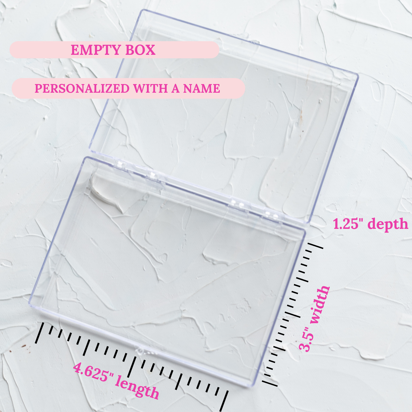 Clear Acrylic Custom Boxes
