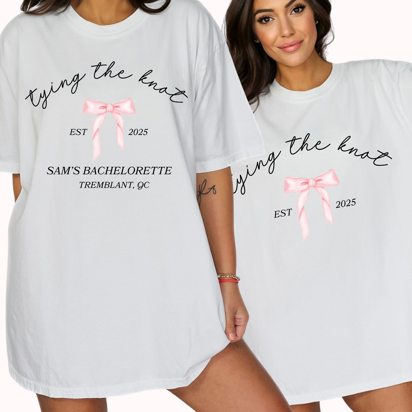Tying the Knot - Personalized T Shirt