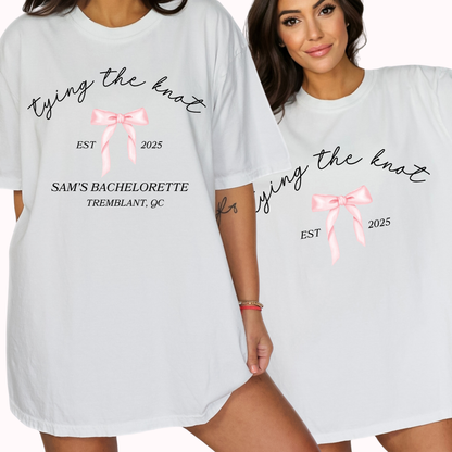 Tying the Knot - Personalized T Shirt