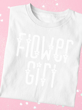 Flower Girl Floral T-Shirt