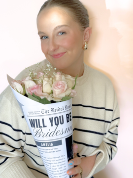 Newspaper Flower Bouquet Wrap