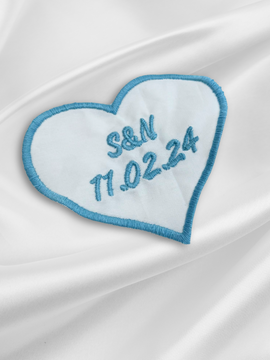 Something Blue - Heart Patch