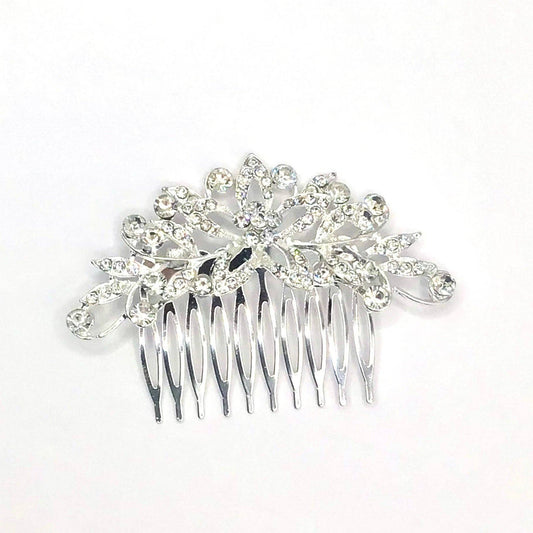 The "IvySilver Crystal Wedding Hair Comb