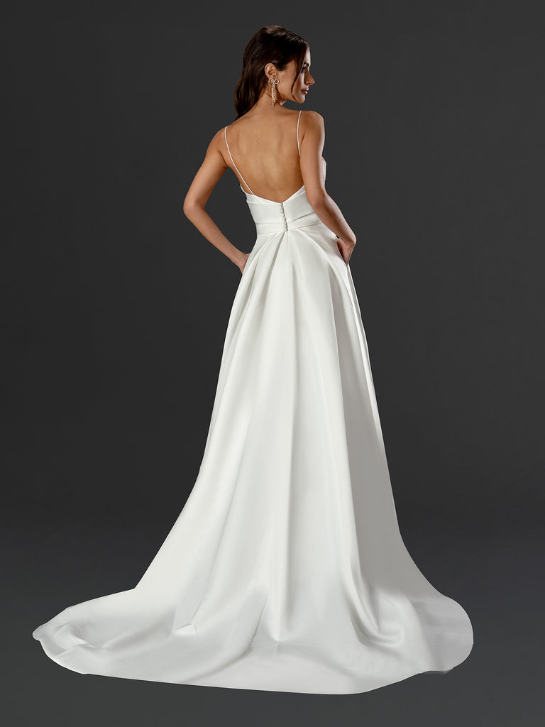 Full body back view of 24801 by Stella Couture