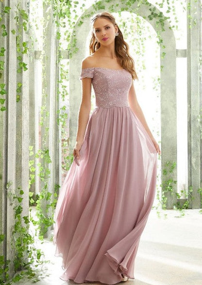 Full body front view of Morilee 21602