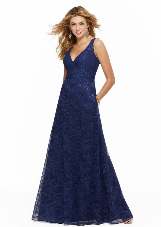 Full body front view of Morilee 21637