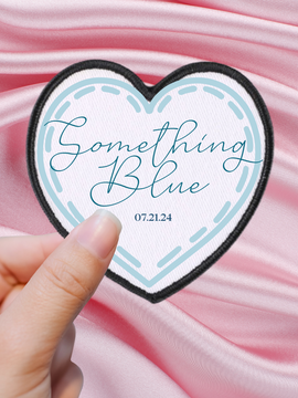 Something Blue Wedding Patch