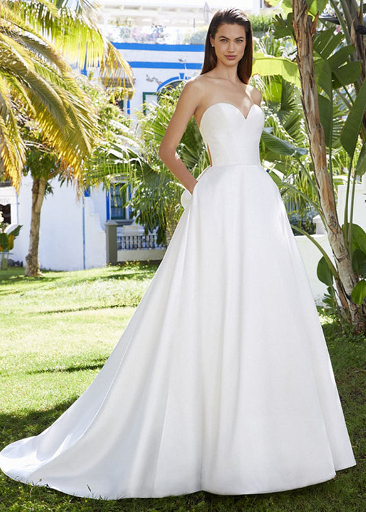 Full body front view of Bellarose by Love by Enzoani