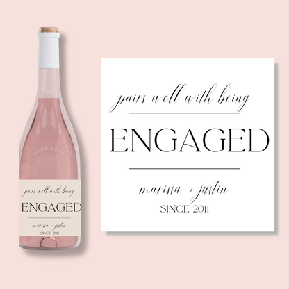 Classic Congratulations Wine Labels