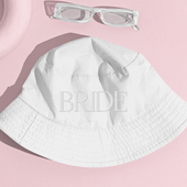 BRIDE Embroidered Bucket Hat