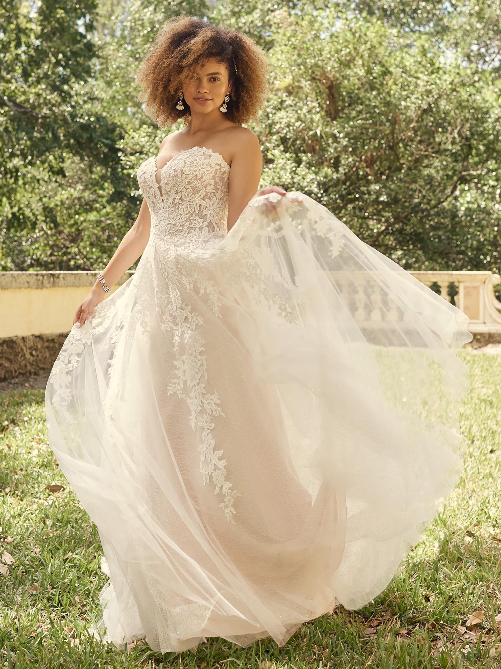 Full body front view of Nora by Maggie Sottero
