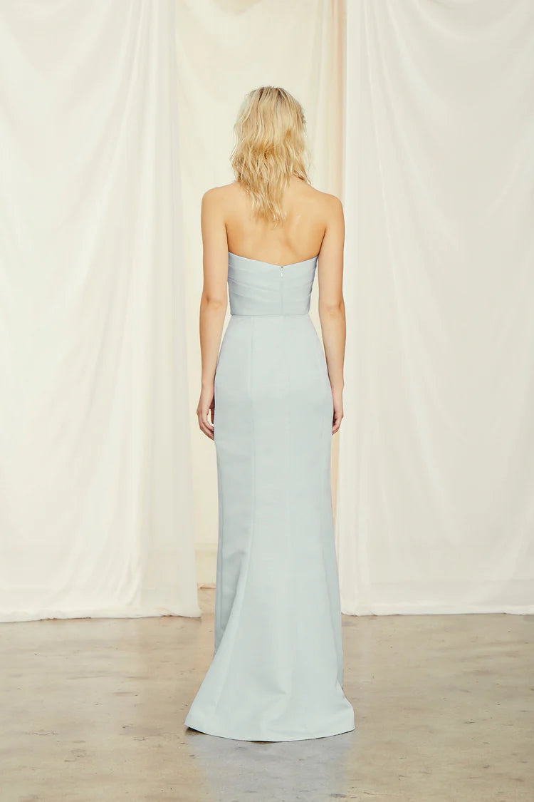 Full body back view of Amsale Sonia