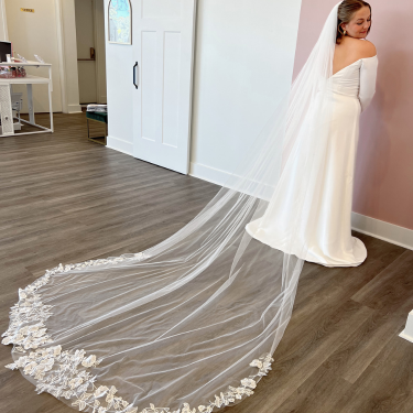 Cherry Blossom & Rose Floral Vine Leaves