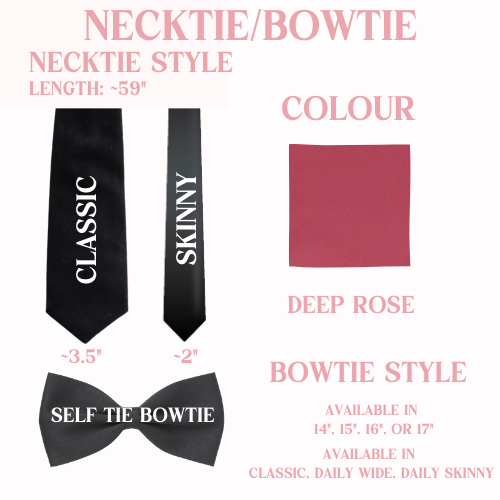 Necktie options