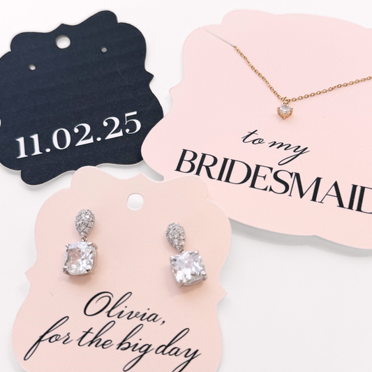 Custom Jewelry Backing Cards