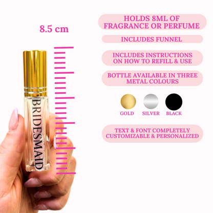 Customizable Refillable Perfume Bottle