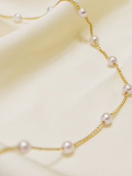 Pearl Minimalist Choker Necklace