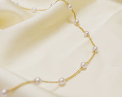 Pearl Minimalist Choker Necklace