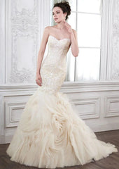 Full body front view of 5MS162 by Maggie Sottero 