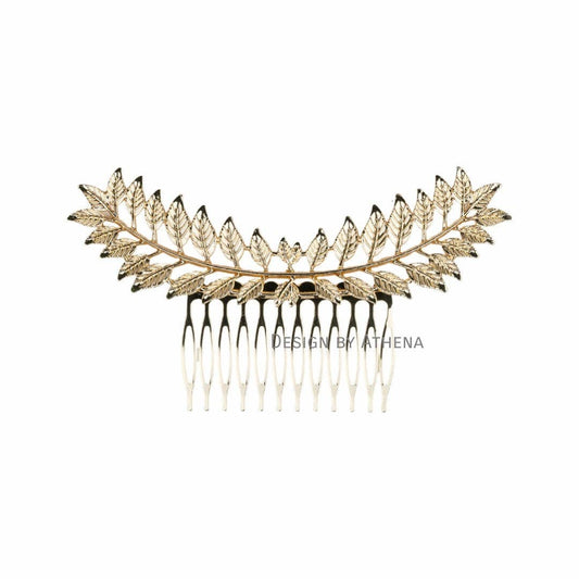 Leafy Bridal Hair Comb