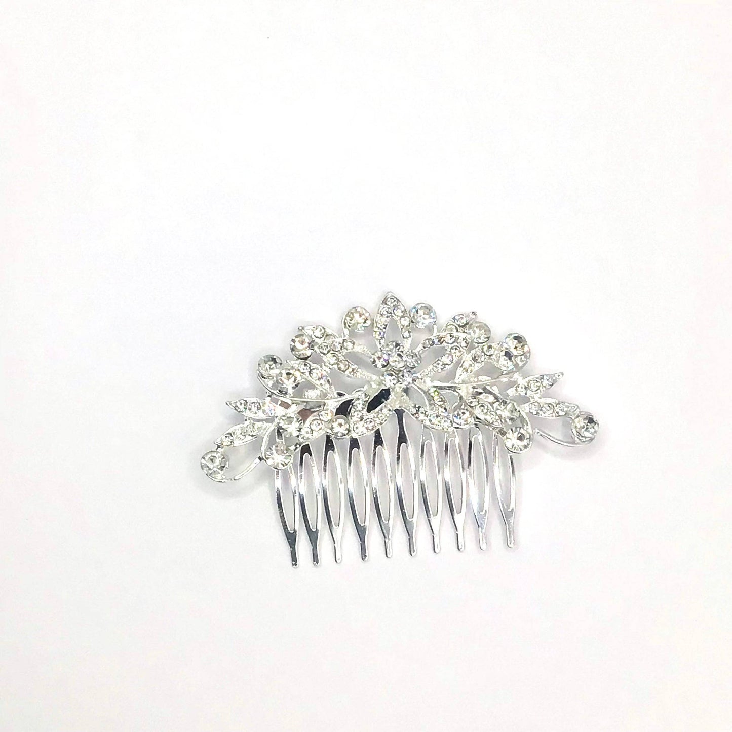 The "IvySilver Crystal Wedding Hair Comb