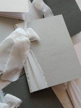 Letterpress Vow Books - Lichen