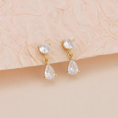 Diamond CZ Dangle Earring