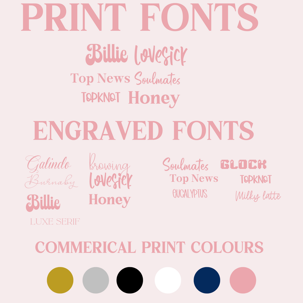 font options