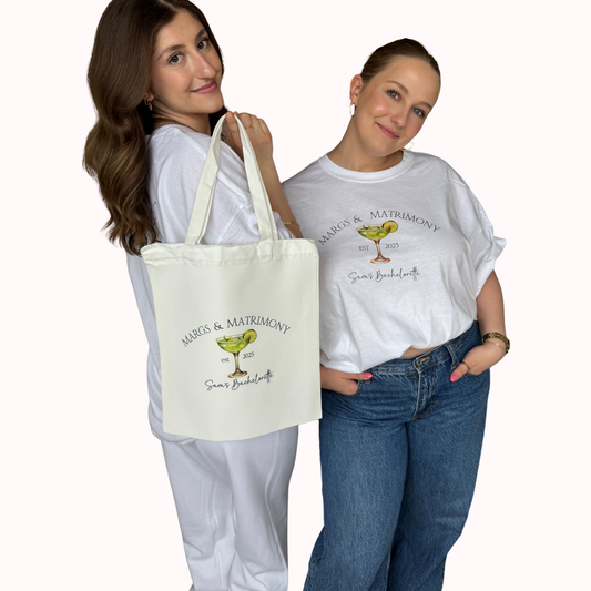 Margs & Matrimony Custom Tote Bag
