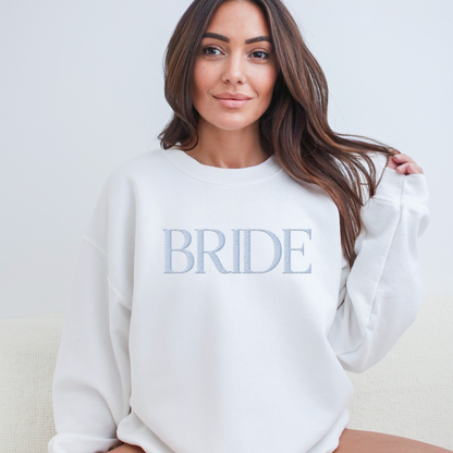 Something Blue Bride Crewneck