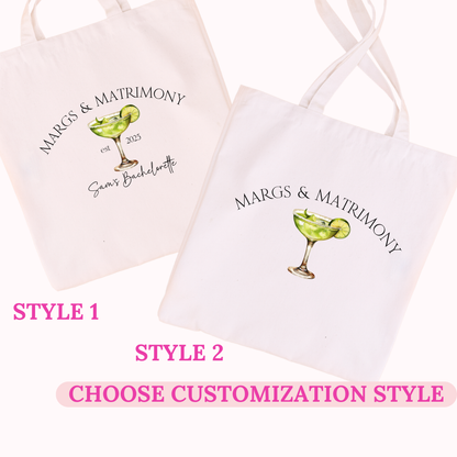 Margs & Matrimony Custom Tote Bag