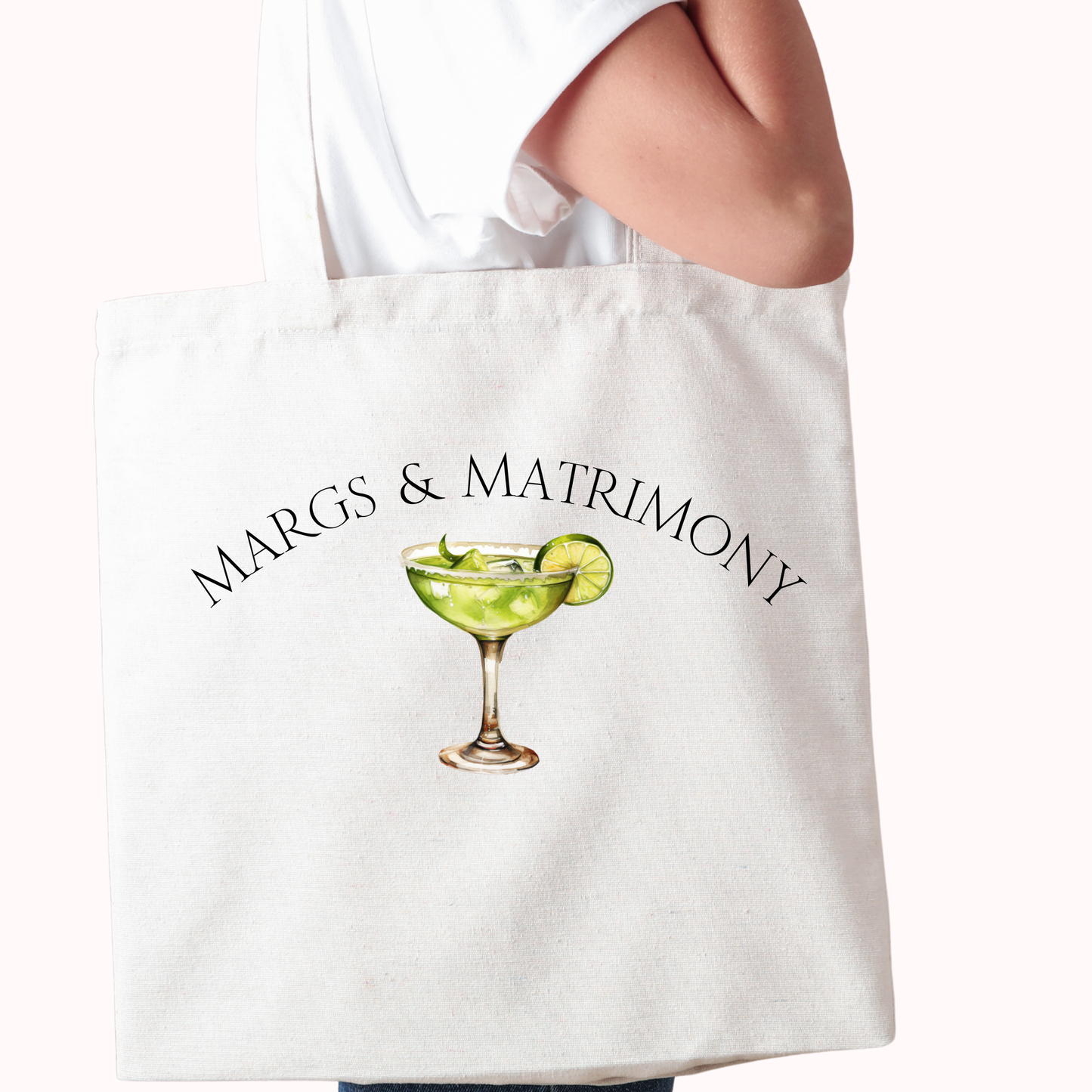 Margs & Matrimony Custom Tote Bag